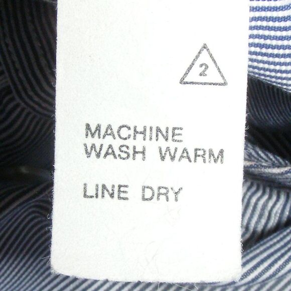 GLORIA VANDERBILT Dress, Vintage 8, Hickory stripe, Pockets, Short sleeves - Picture 12 of 12